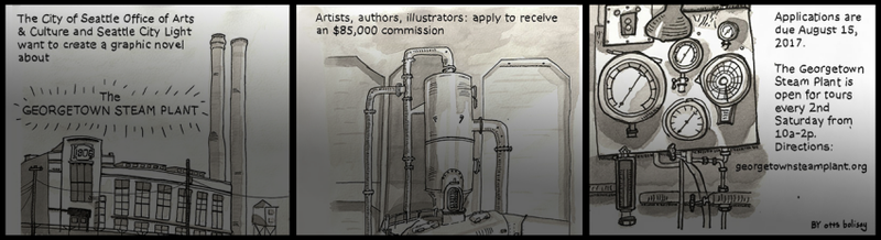 Illustration for article titled Seattle Offers $85K for Artist to Make Graphic Novel About a Power Plant